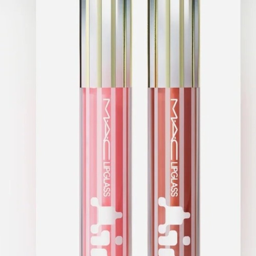 MAC Cosmetics Nightmode Gloss Lipglass Air Duo Snobbish / Casual NEW in BOX - Picture 3 of 13